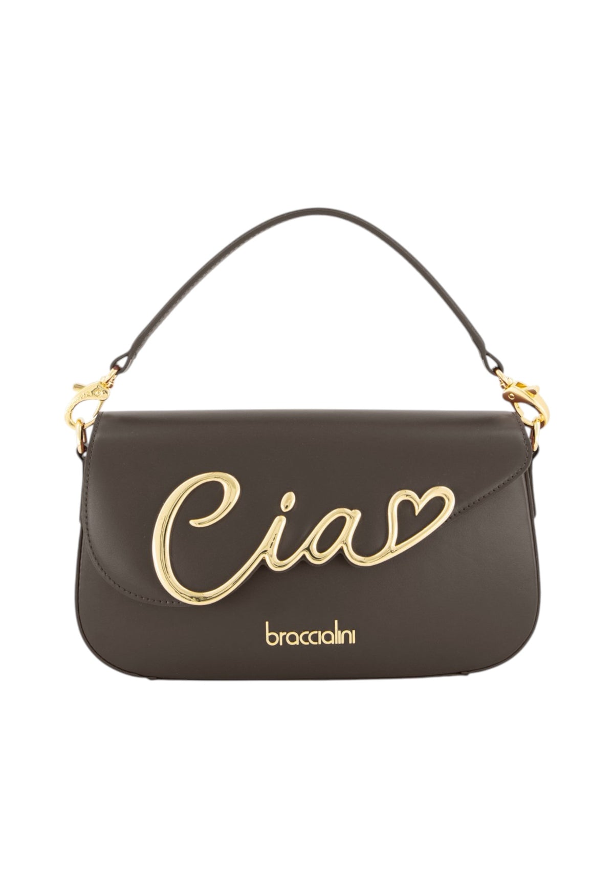 Borsa A Spalla Donna Braccialini A Spalla, Singolo con tracolla removibile e regolabile, Chiusura con clip, Due tasche interne, una con zip e una aperta, Accessorio Ciao in metallo, Dimensioni: 26 x 6 x 15 Cm Ciao B19341PP