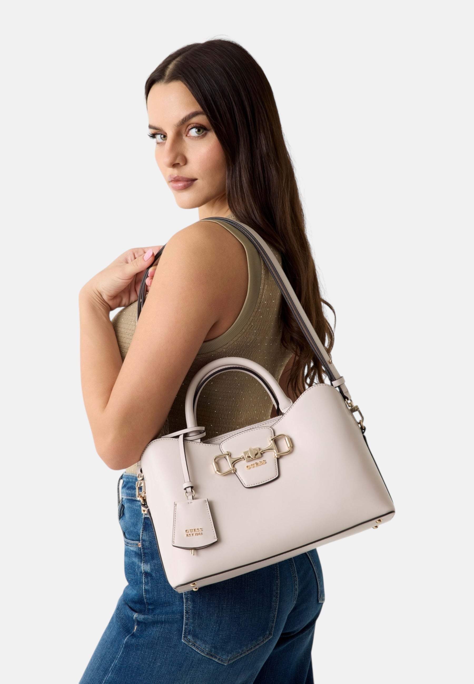 Borsa A Mano Donna Guess Girlfriend Satchel Janie HWVG9910060