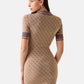 Vestito Corto Donna Guess In Maglia, Manica corta, Logo 4G Lise W6YK32Z0963