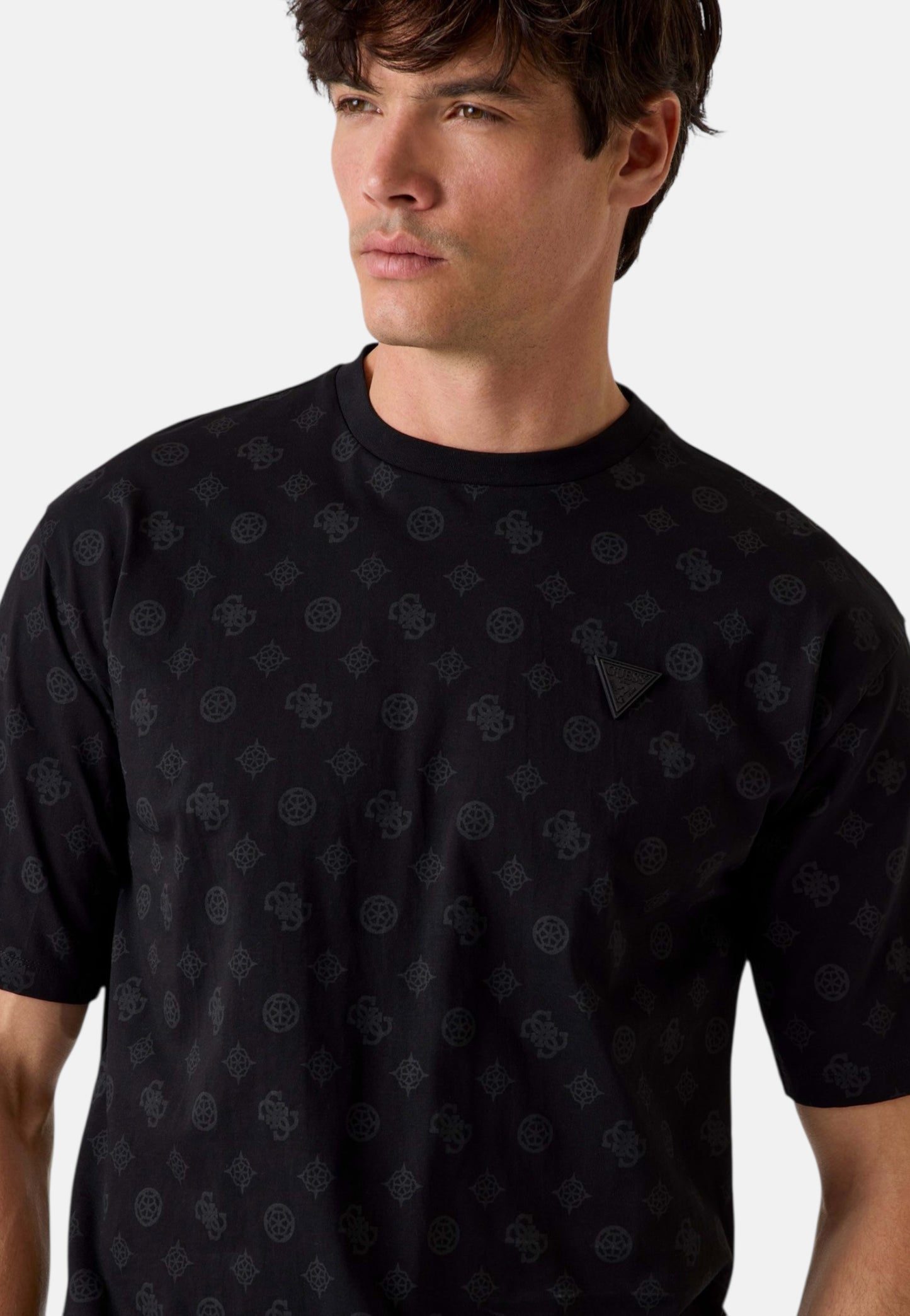 T-Shirt Manica Corta Uomo Guess 4G Peony Allover Ovidio Z6GI07K2852