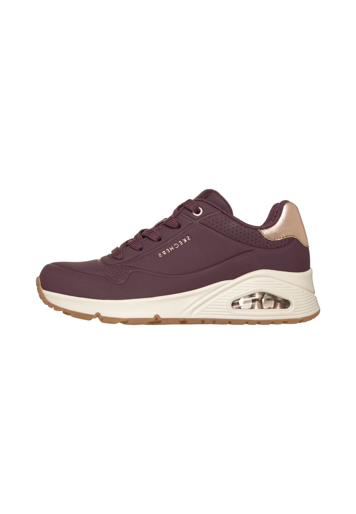 Sneakers Basse Donna Skechers Air-Cooled Memory Foam, Skech-Air, Dettagli dorati Uno - Golden Air 177094
