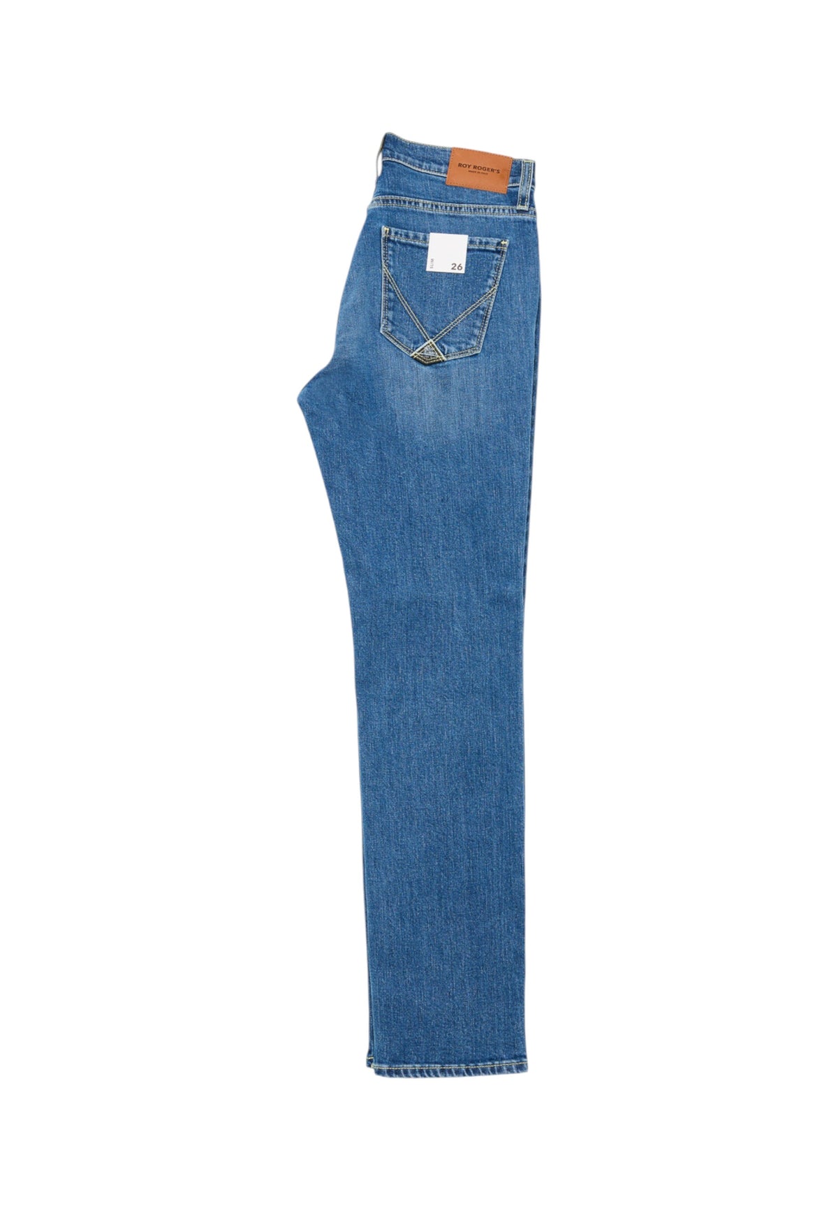 Jeans Slim Fit Donna Roy Roger's Denim di cotone elasticizzato, lavaggio Elodie Flo High RND207CE082288