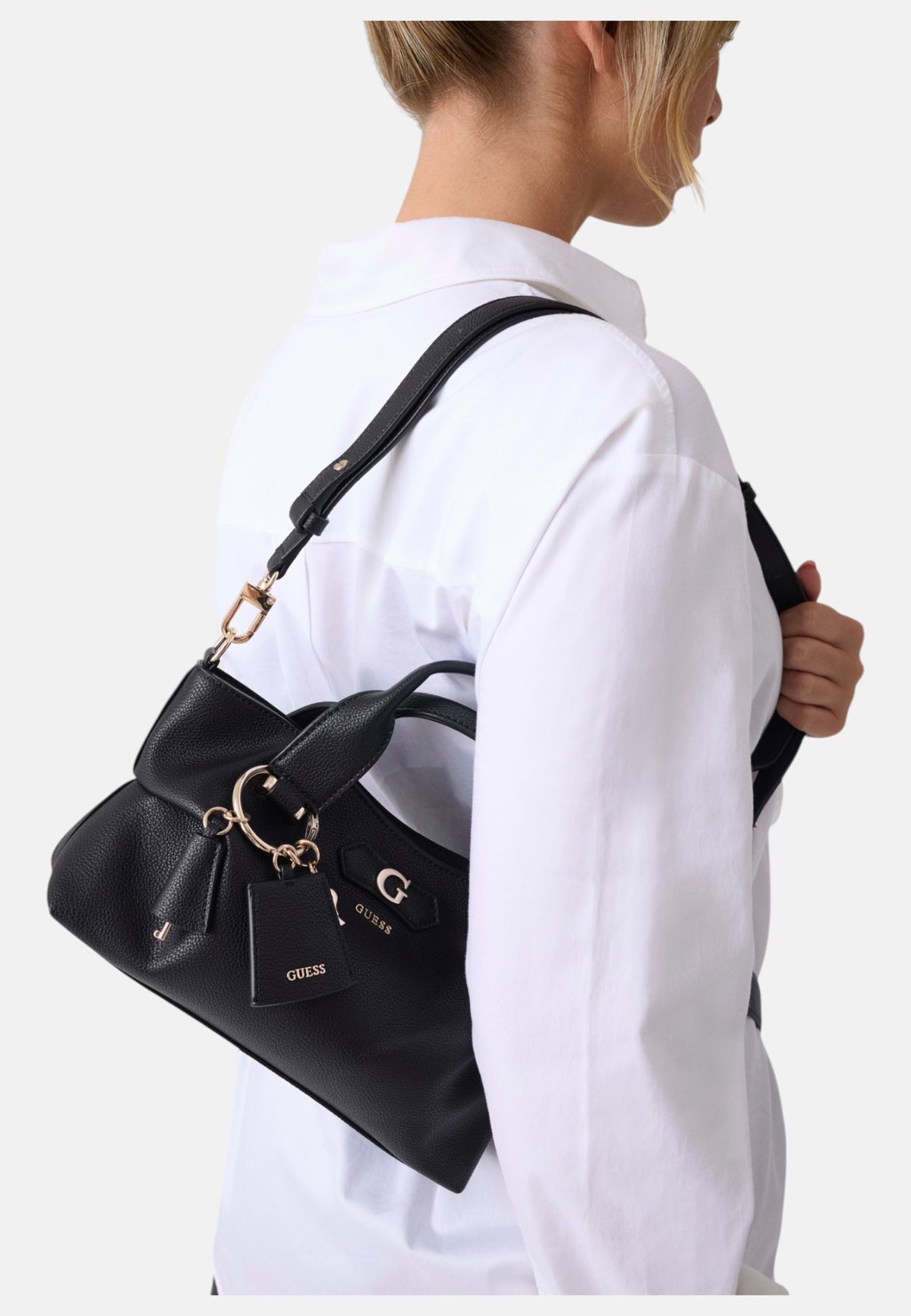 Borsa A Mano Donna Guess Mini 3 Comp Satchel Suzy HWBG2322760