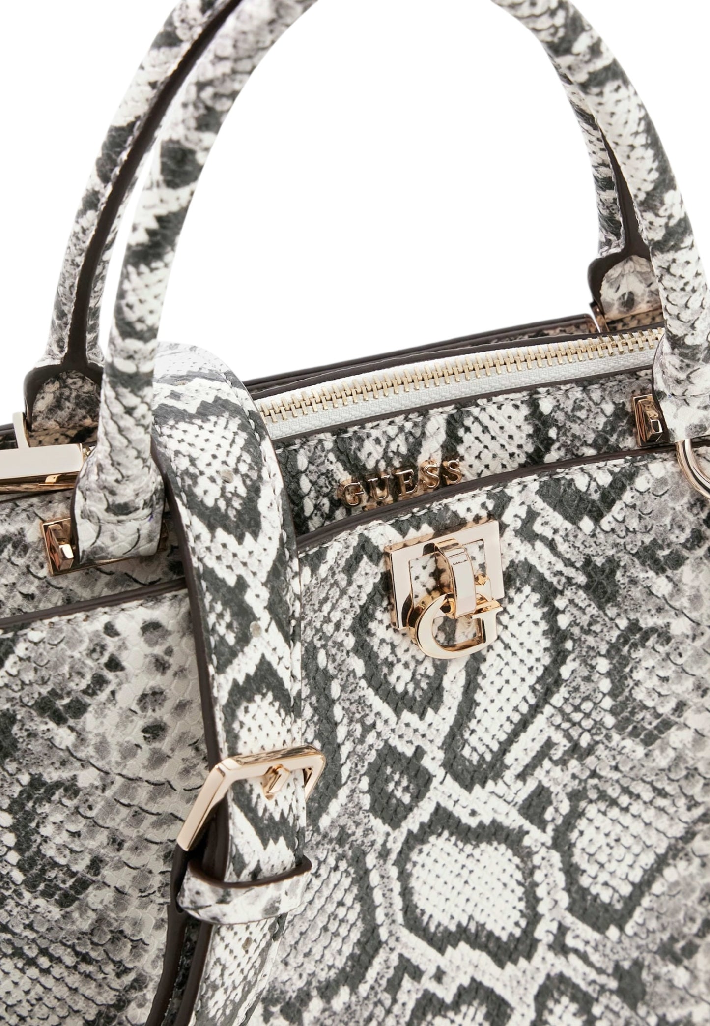 Borsa A Mano Donna Guess Girlfriend Satchel Bianca HWKG9907060