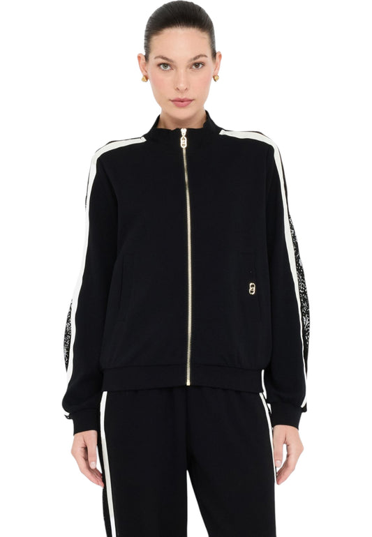 Felpa Con Zip Donna Liu Jo   TF5006J4523