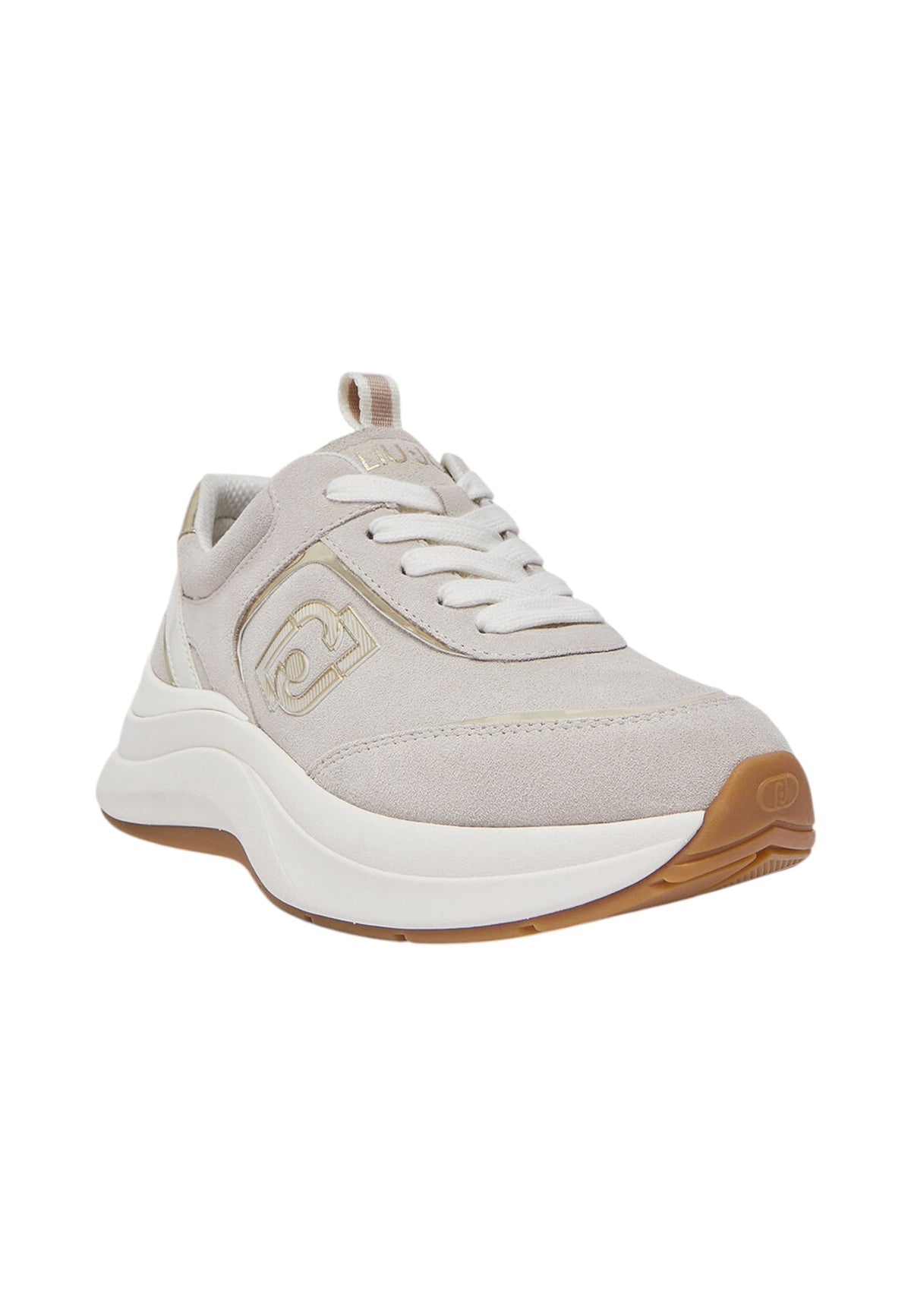 Sneakers Basse Donna Liu Jo In Pelle Scamosciata Con Platform E Logo Laterale Stardust 01 BF6029PX911
