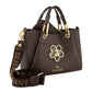 Borsa A Mano Donna Braccialini A Bauletto, Doppio con tracolla removibile e regolabile, Chiusura con clip, Con pochette interna removibile, Charm gioiello a forma di margherita, Dimensioni: 25 x 10.5 x 18 Cm Amy Bijoux B19210YY