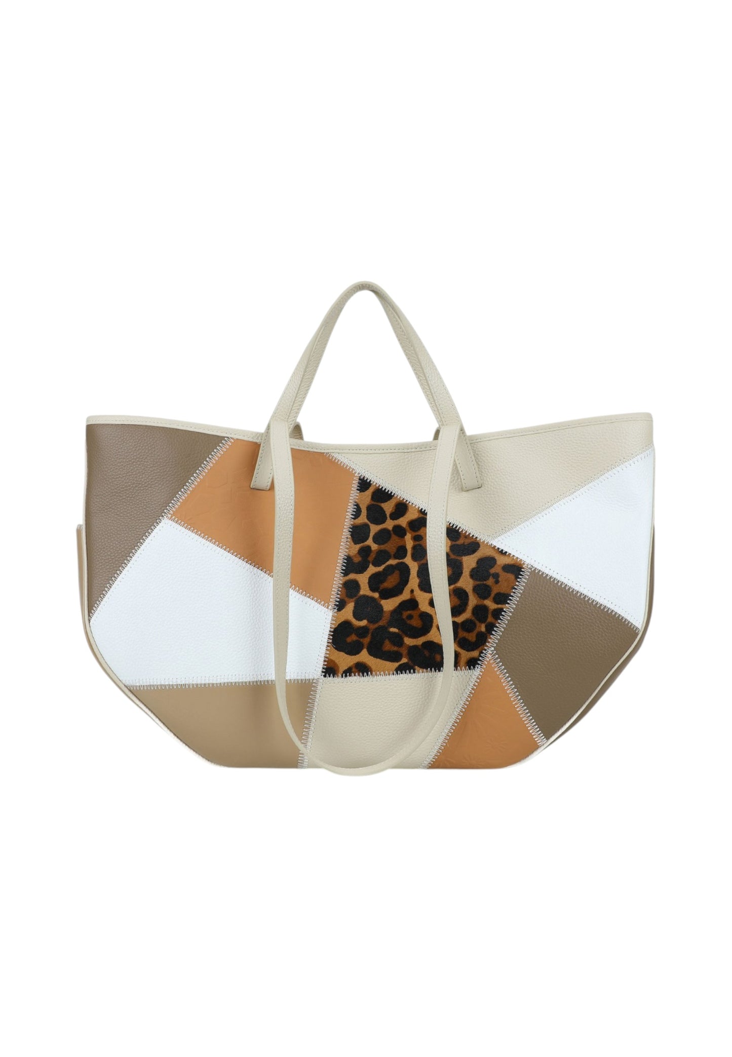 Borsa A Mano Donna Braccialini In Pelle Patchwork B19073PP