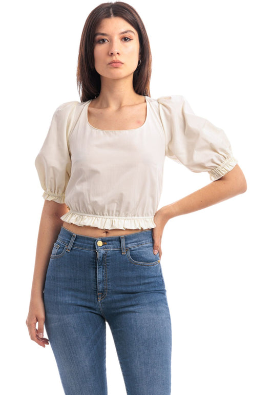 Blusa  Donna Manila Grace  Cut Out S3JC105PU