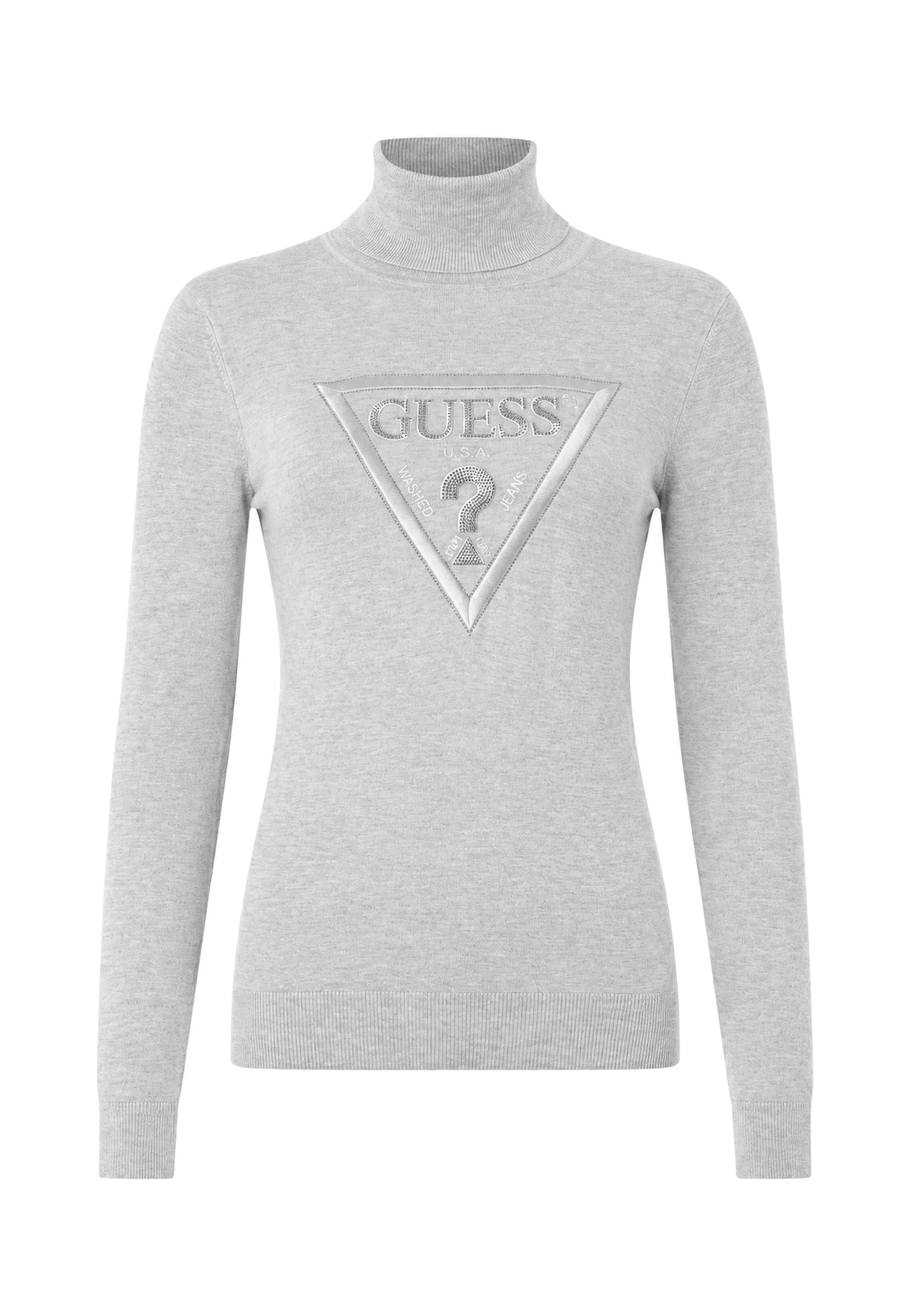 Maglione Collo Alto Donna Guess Logo triangolo Hallie W6BR54Z1455