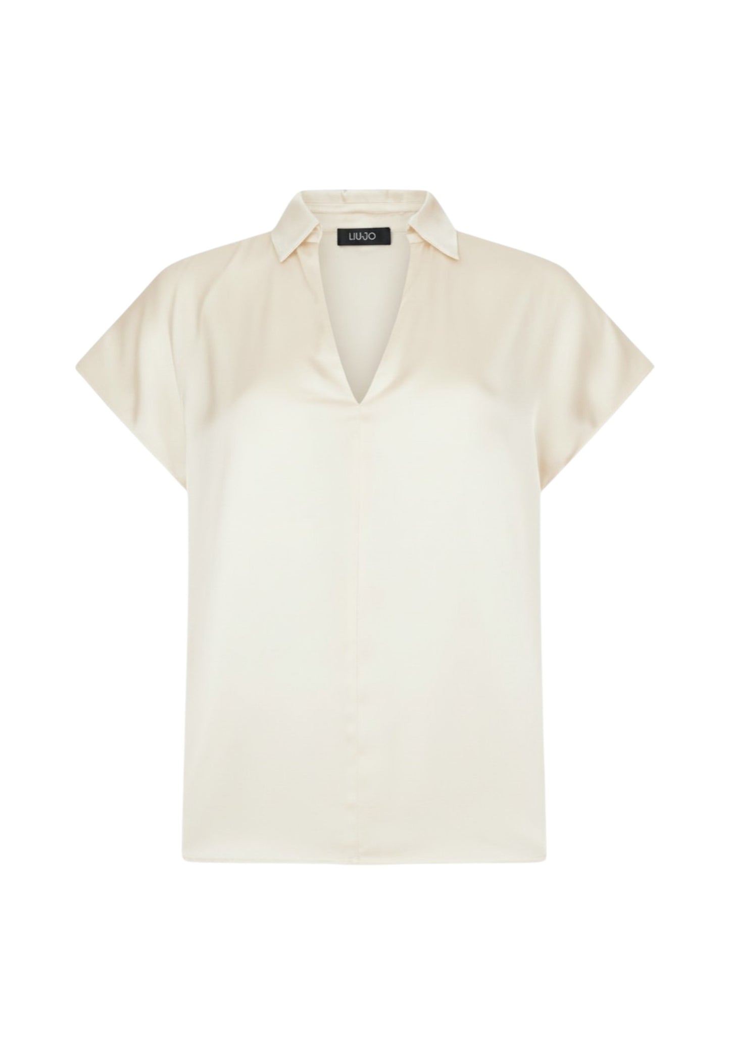 Blusa Manica Corta Donna Liu Jo Kimono In Raso  CA6288T2571