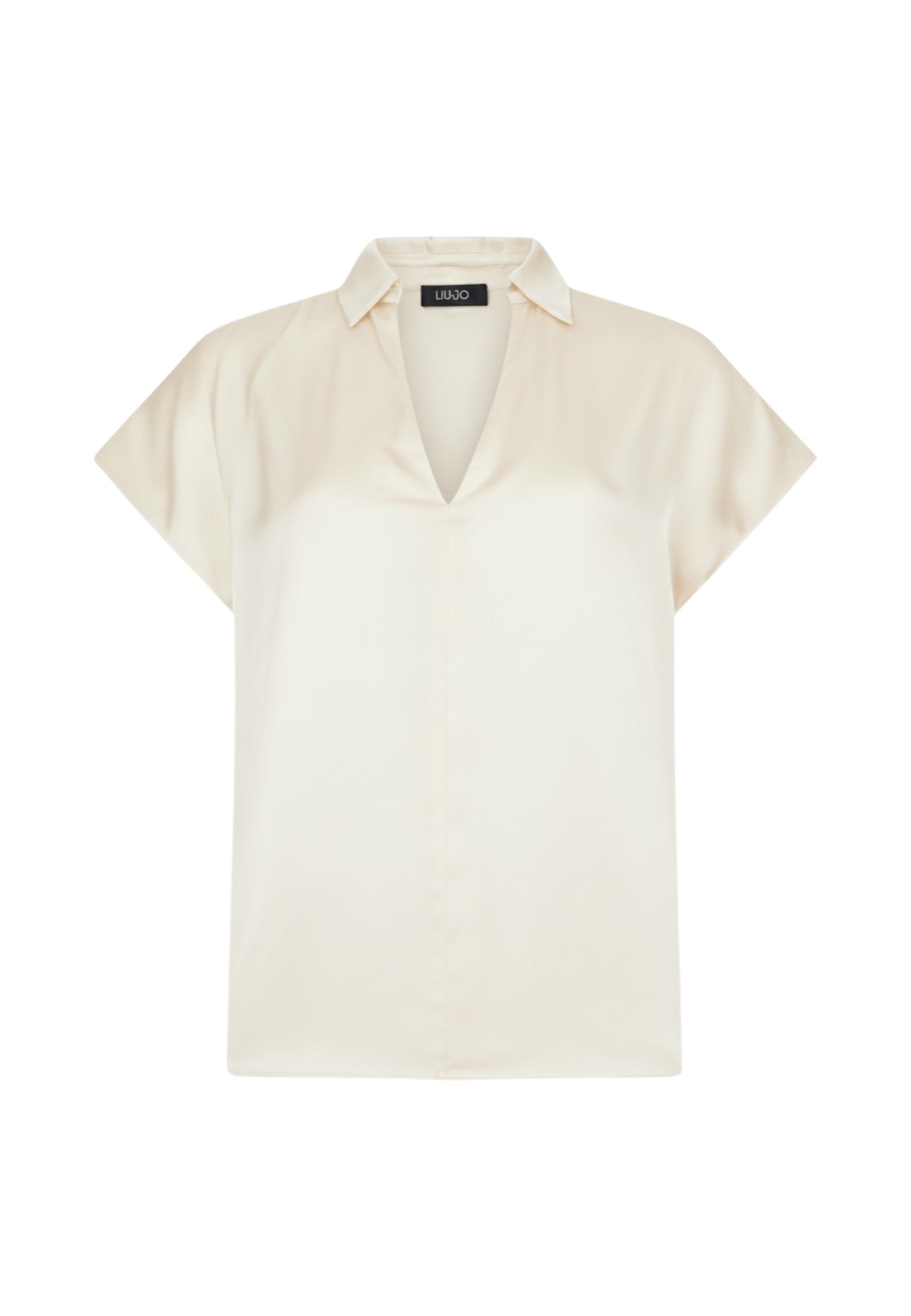 Blusa Manica Corta Donna Liu Jo Kimono In Raso  CA6288T2571