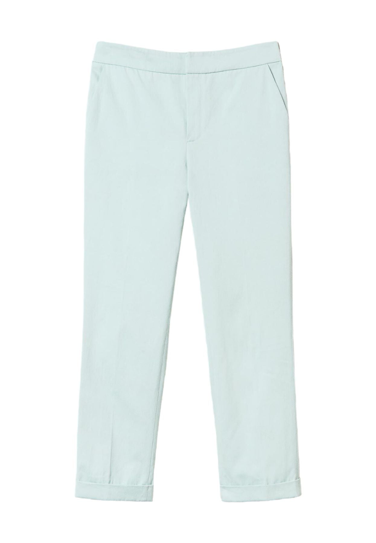 Pantaloni  Donna Twinset Sigaretta Cropped Cotton Linen Twill 231TP2547
