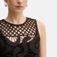 Vestito Lungo Donna Pinko Crochet Geometric Bufera 106361A354
