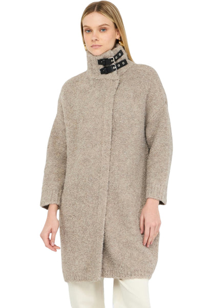 Cappotto  Donna Liu Jo In Maglia Boucle'  MF5441MA50P