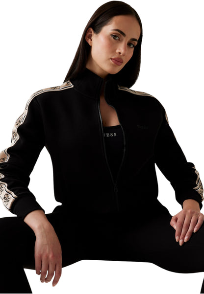 Felpa Con Zip Donna Guess  Britney V2YQ16KB3P2