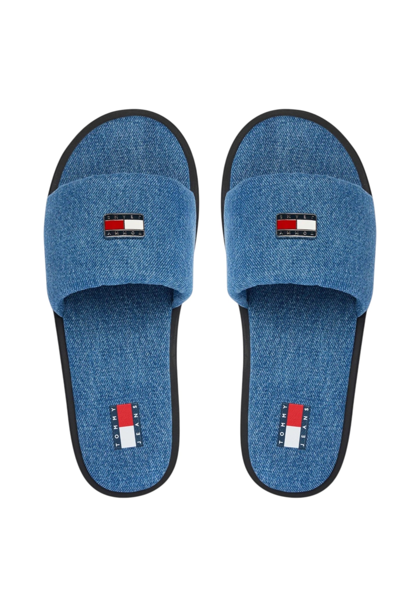 Sandali Bassi Donna Tommy Hilfiger  Tjw Padded Denim Cas EN0EN03020