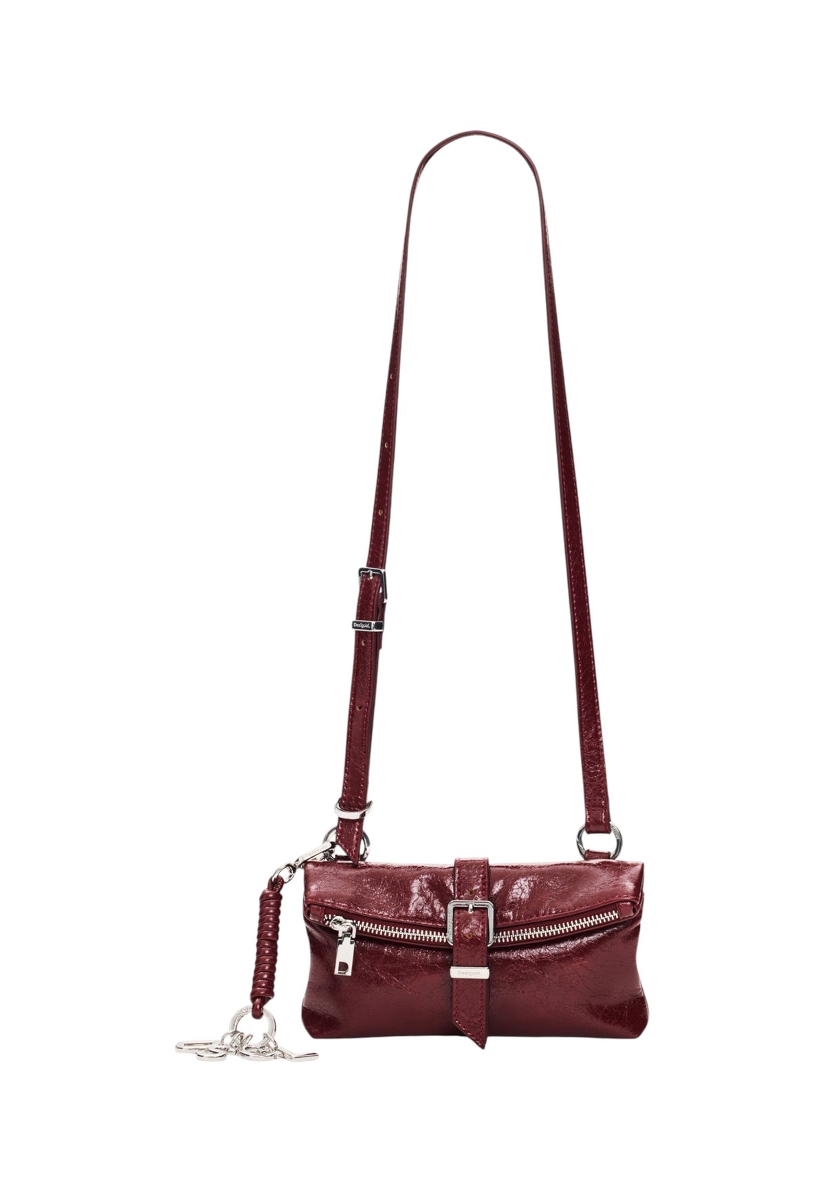 Portafoglio Con Portamonete Donna Desigual  Mone Half Logo Clutch Micro Granate 26WAYP06