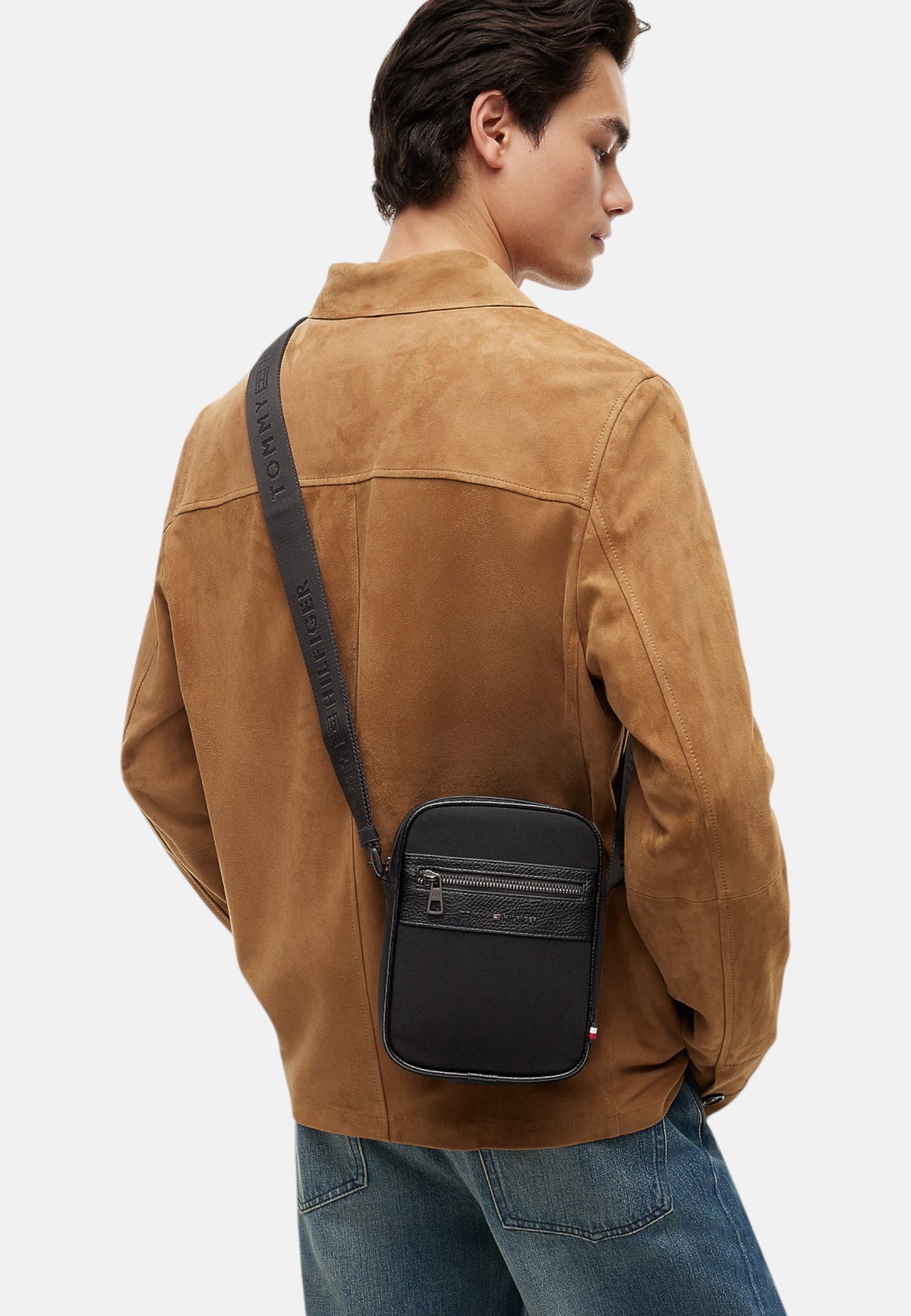 Borsa A Spalla Uomo Tommy Hilfiger Mini Reporter Th Repreve AM0AM14448
