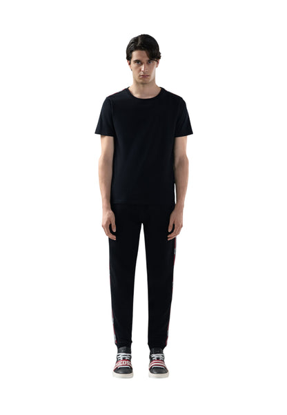 T-Shirt Manica Corta Uomo Gcds Logo Tape Stretch  B2EM2303JJ7