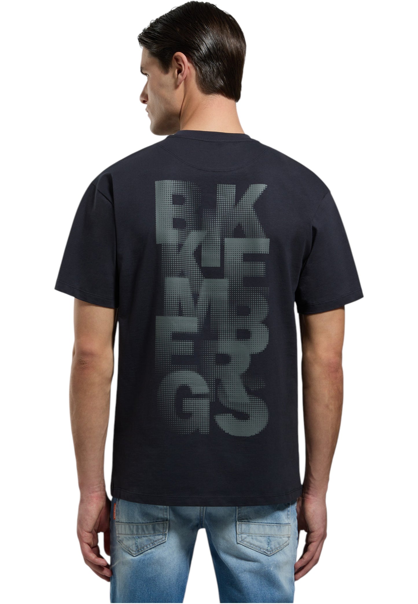 T-Shirt Manica Corta Uomo Bikkembergs Stampata