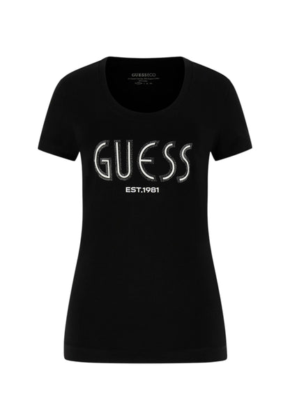 T-Shirt Manica Corta Donna Guess  Guess Logo W5YI05J1314