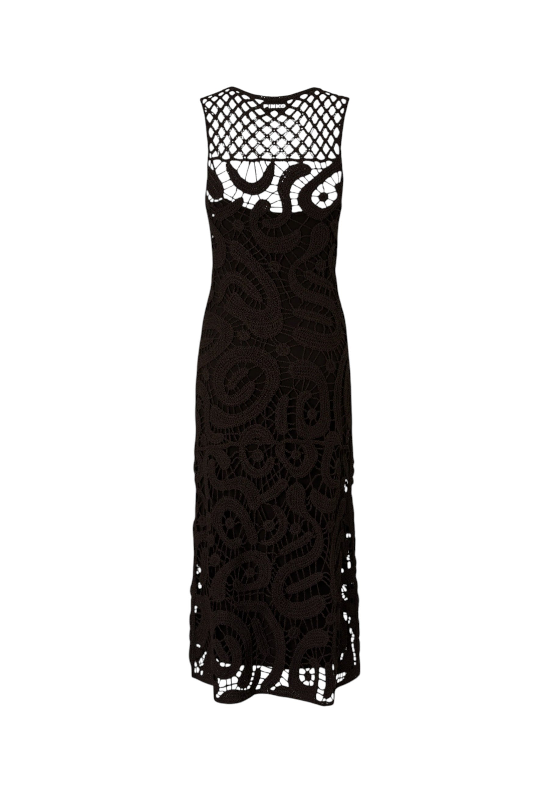 Vestito Lungo Donna Pinko Crochet Geometric Bufera 106361A354