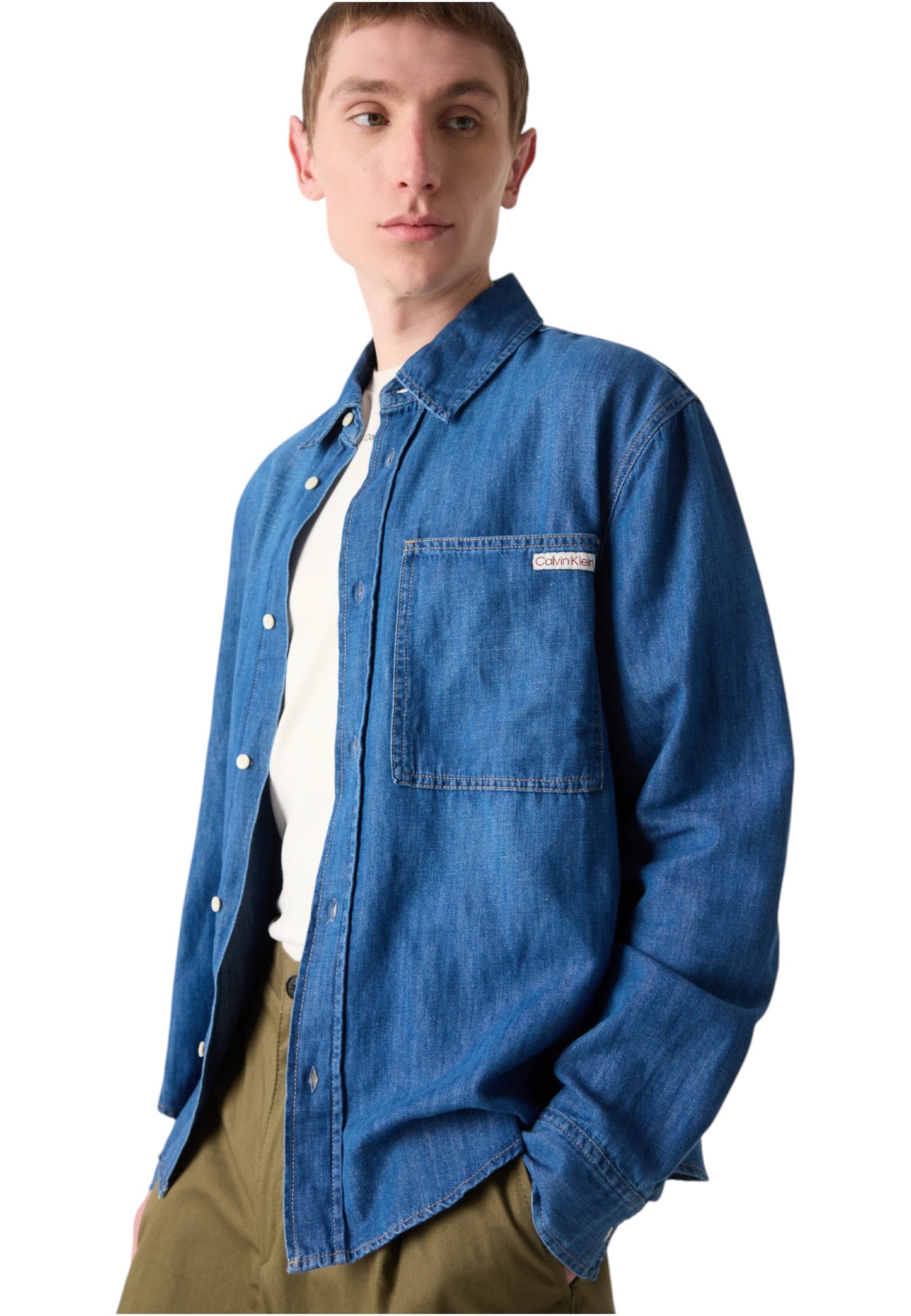 Camicia Manica lunga Uomo Calvin klein Jeans