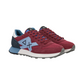 Sneakers Basse Uomo Sun68 Stile Running, Nylon E Suede, Maxi Logo Ricamato, Dettagli A Contrasto Jaki 2.0 Solid Z46121