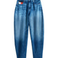 Jeans Tapered Fit Donna Tommy Jeans  Jeanie Balloon Rwb DW0DW22991