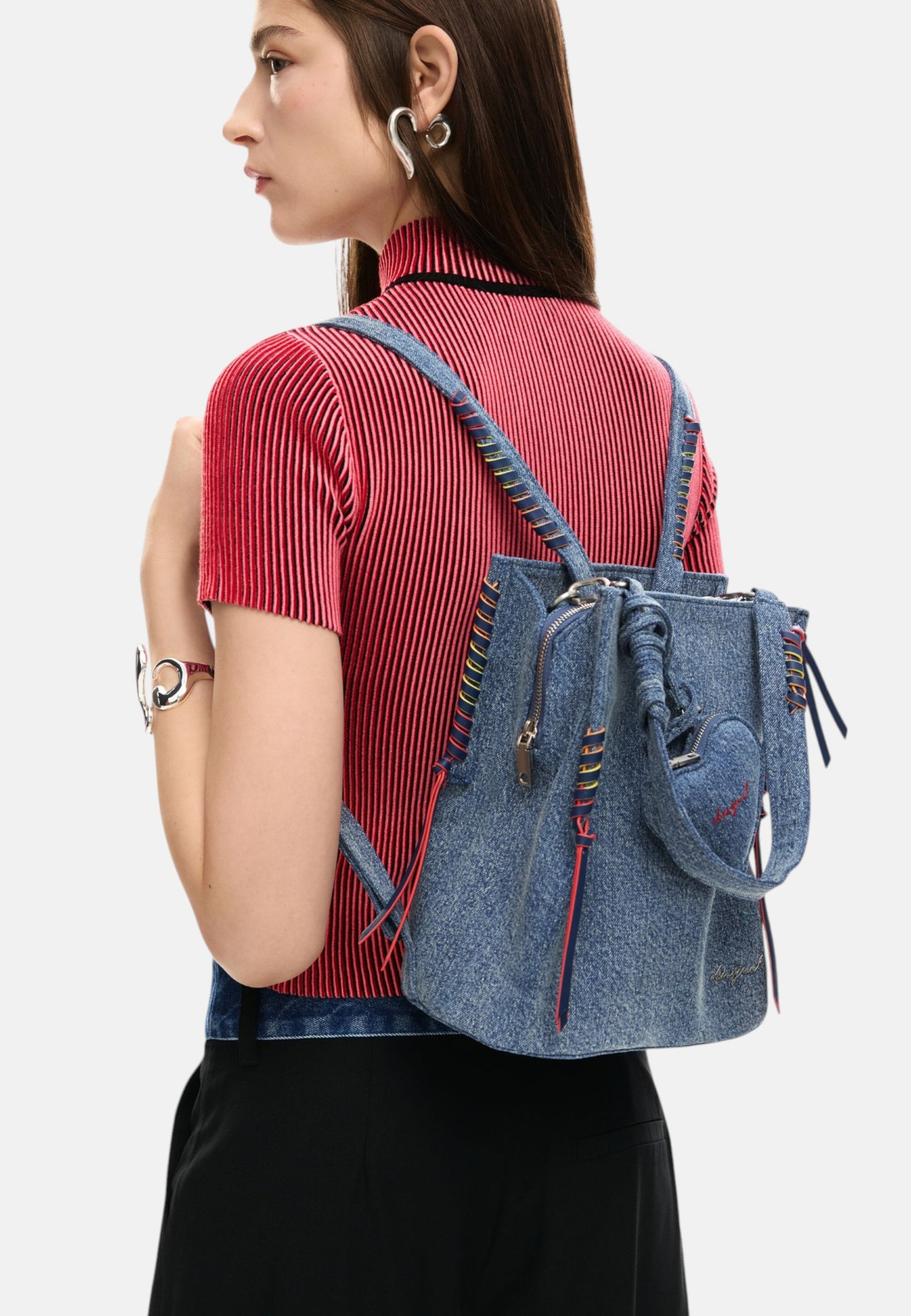 Zaino  Donna Desigual  Back Torio Denim Sumy Mini Soft 26SAKD08