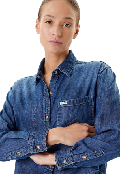 Giacca Jeans Donna Guess  Gj Cropped Denim Shirt W5YH0DD5M8A