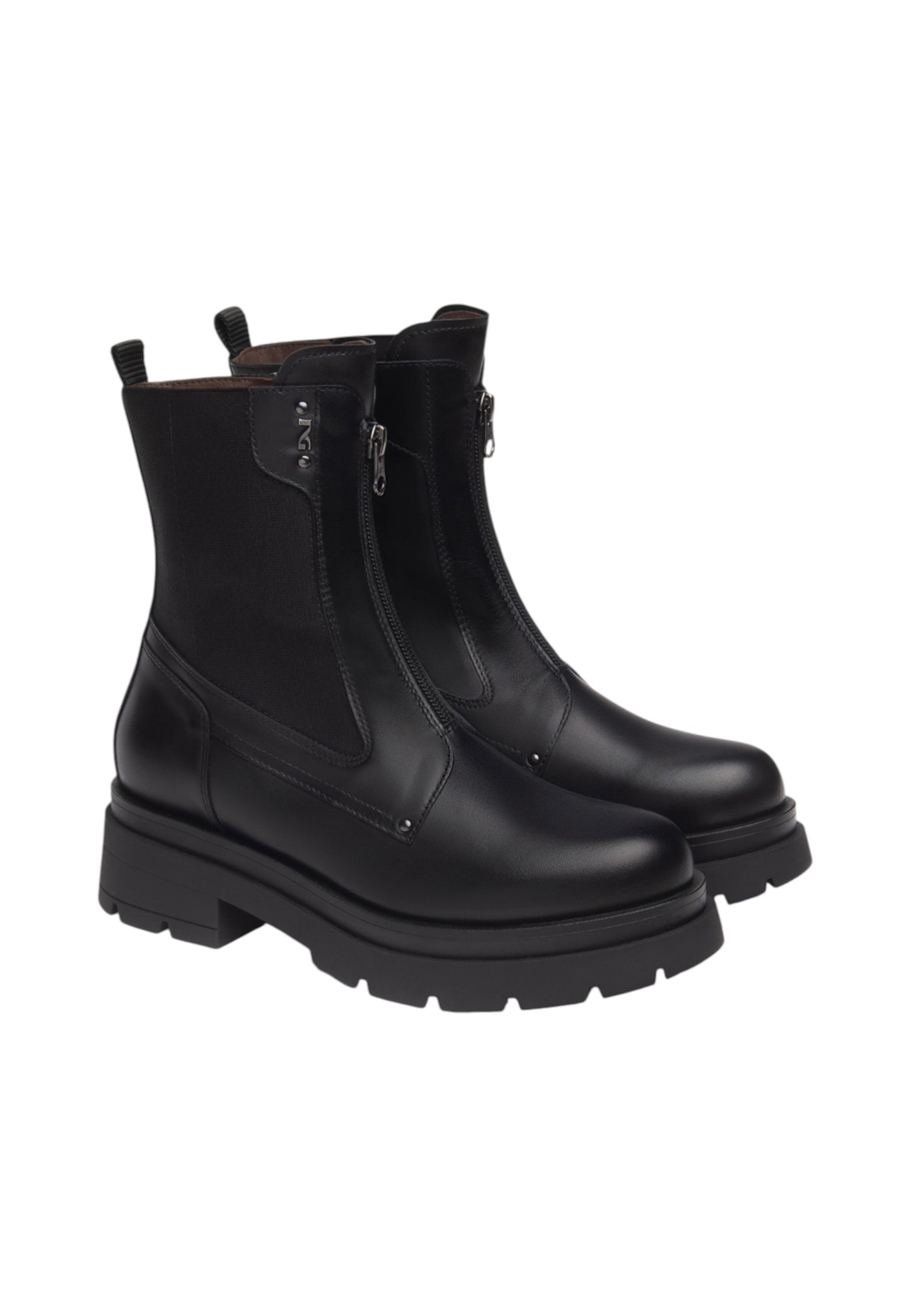 Stivaletti Chelsea Donna Nero Giardini Tacco 5 CM  I514780D