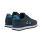 Sneakers Basse Uomo Sun68 Stile Running, Suede, Logo Ricamato Tom Suede Z46106