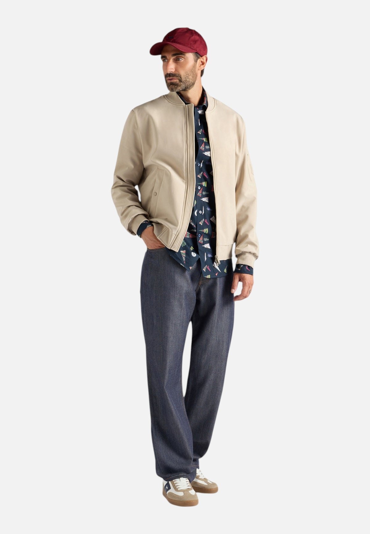 Giacca Bomber Uomo Harmont & Blaine Softshell doppio elasticizzato, Stile varsity, Fodera in poliestere, Chiusura frontale, Tasche laterali, Bordi elasticizzati, Regular Fit, Logo Harmont & Blaine  K0R3220406070