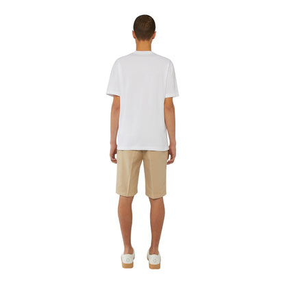 T-Shirt Manica Corta Uomo Trussardi  Greyhound Shoulder Print Cotton Jersey 30/1 52T00726-1T005381