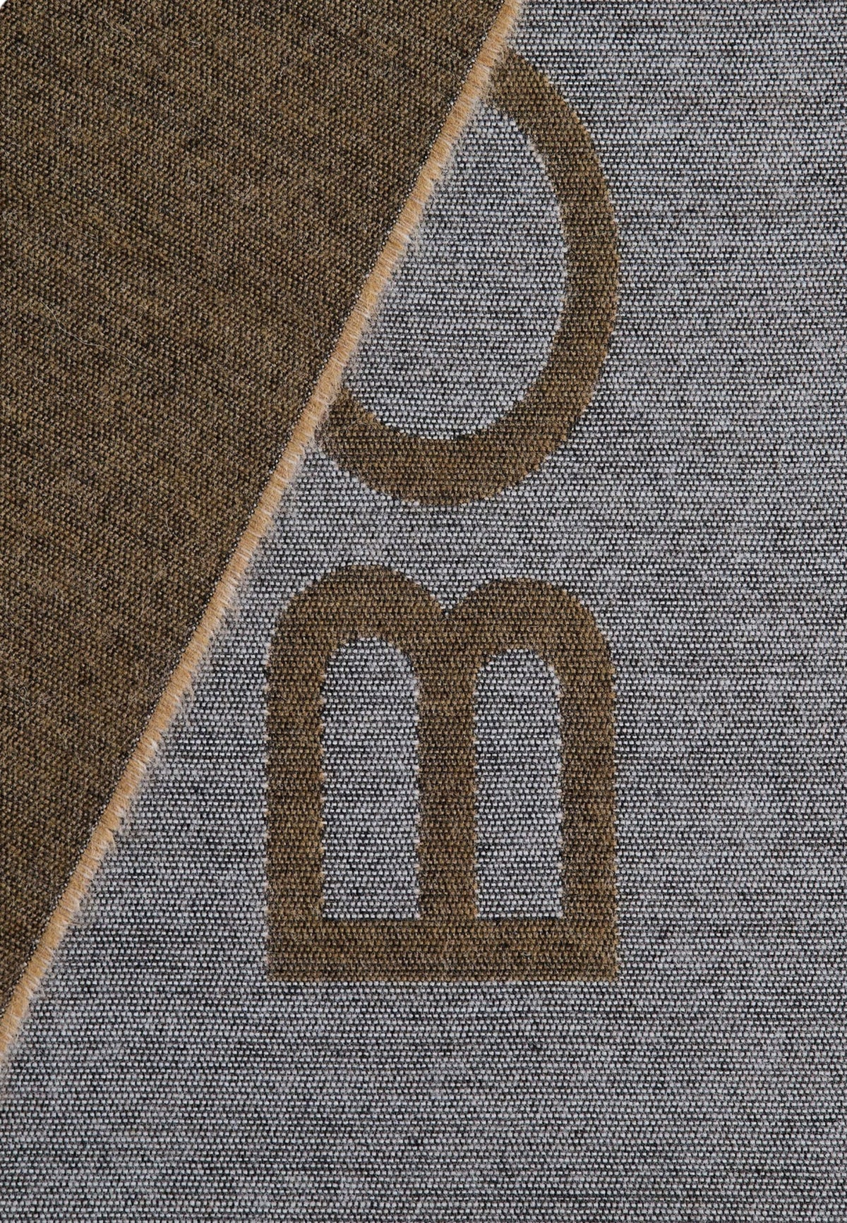 Sciarpa  Donna Borbonese Logo centrale, Misto acrilico e cotone, 42x170 Cm  910601360330