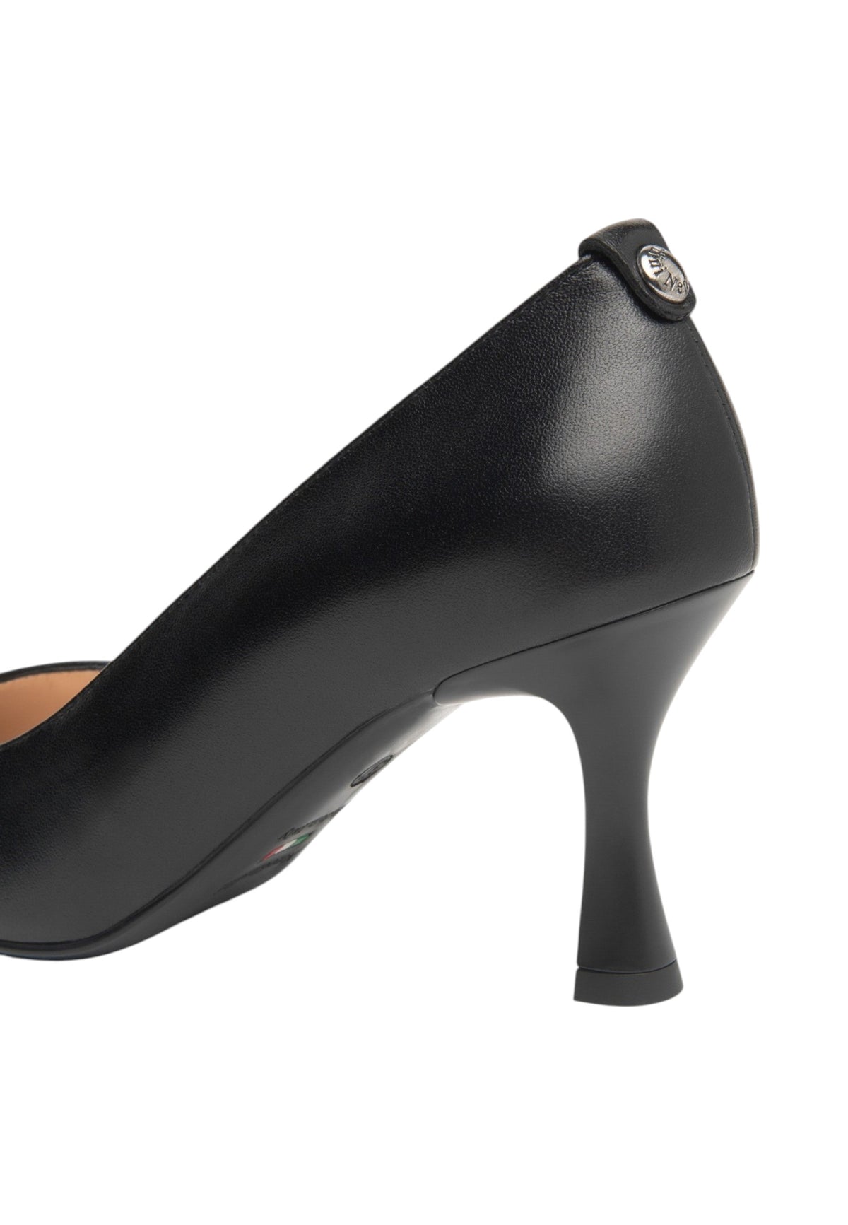 Decollete  Donna Nero Giardini Tomaia in pelle, punta affusolata, scollo pulito, tacco sottile, suola sottile, Made in Italy  E615420DE