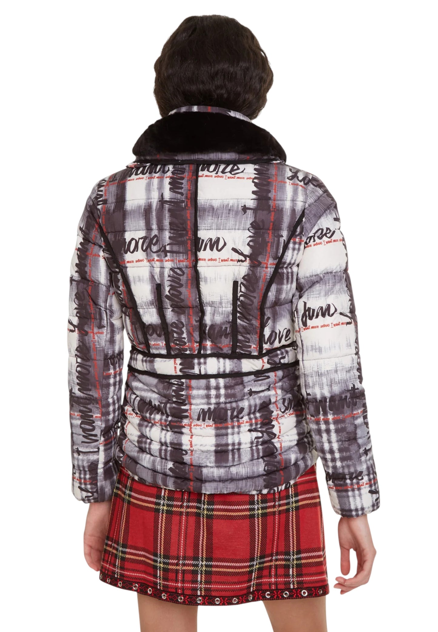 Piumino Corto Donna Desigual Con Cappuccio Padded Sigrun 19WWEW44