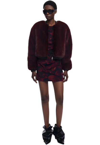 Cappotto  Donna Desigual  Chaq Raspberry 25WWEW67