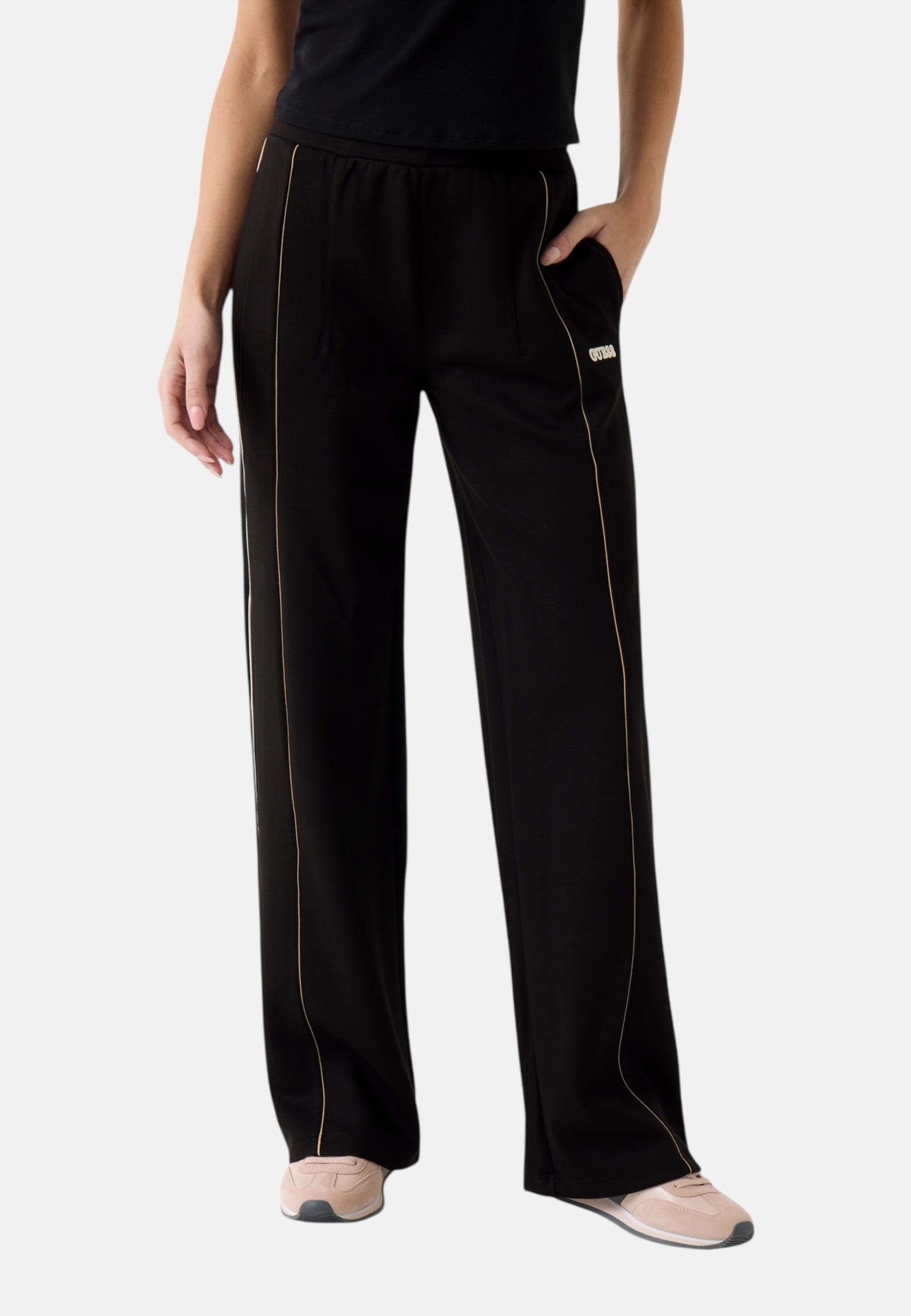 Pantaloni Tuta Donna Guess Wide Leg Georgia V6RB00KD852