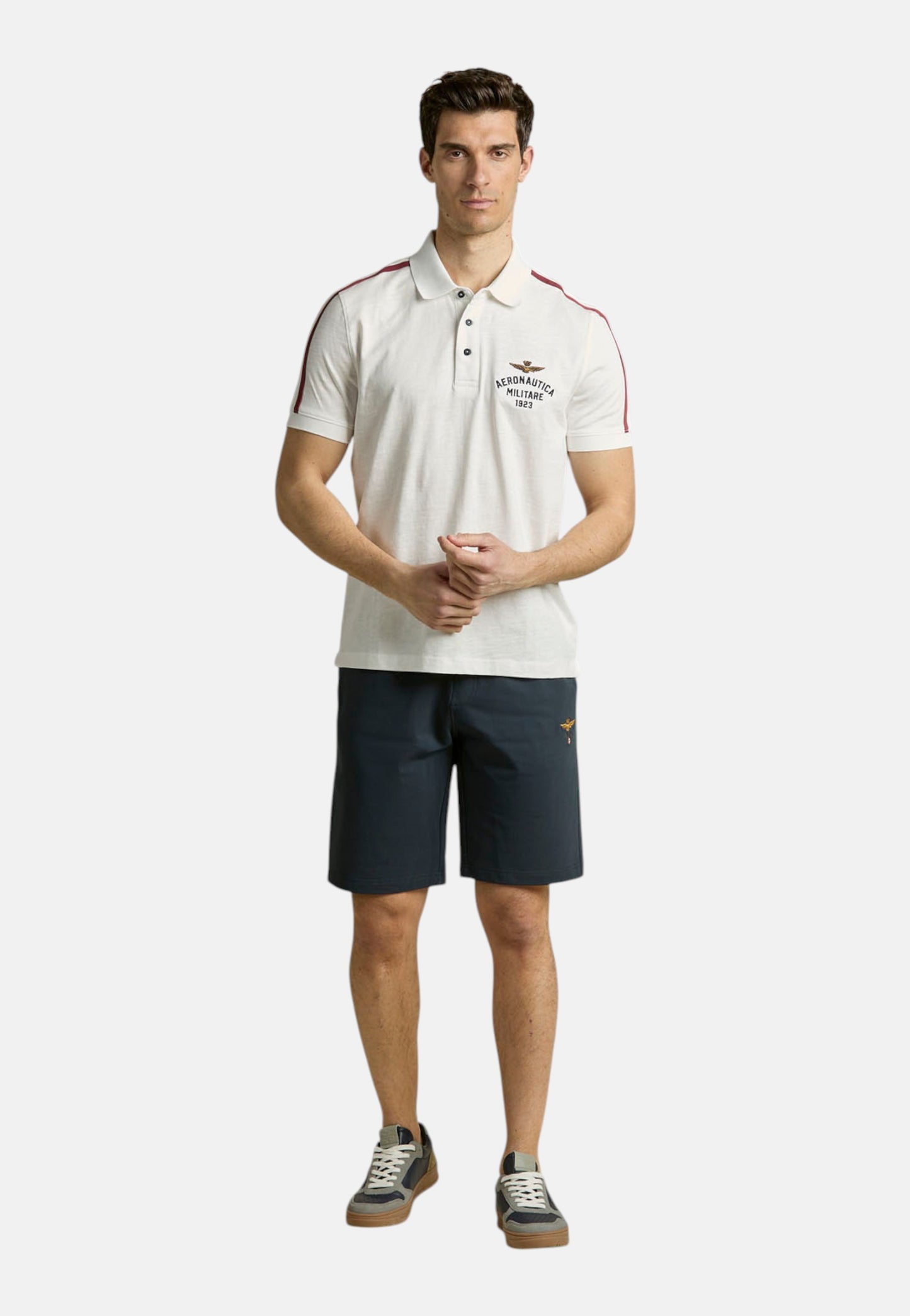 Pantaloncini  Uomo Aeronautica Militare In Felpa Con Aquila Ricamata  261BF0032UF00674