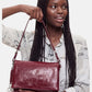 Borsa A Spalla Donna Desigual  Bag Half Logo Venecia 4.0 Granate 26WAXP80