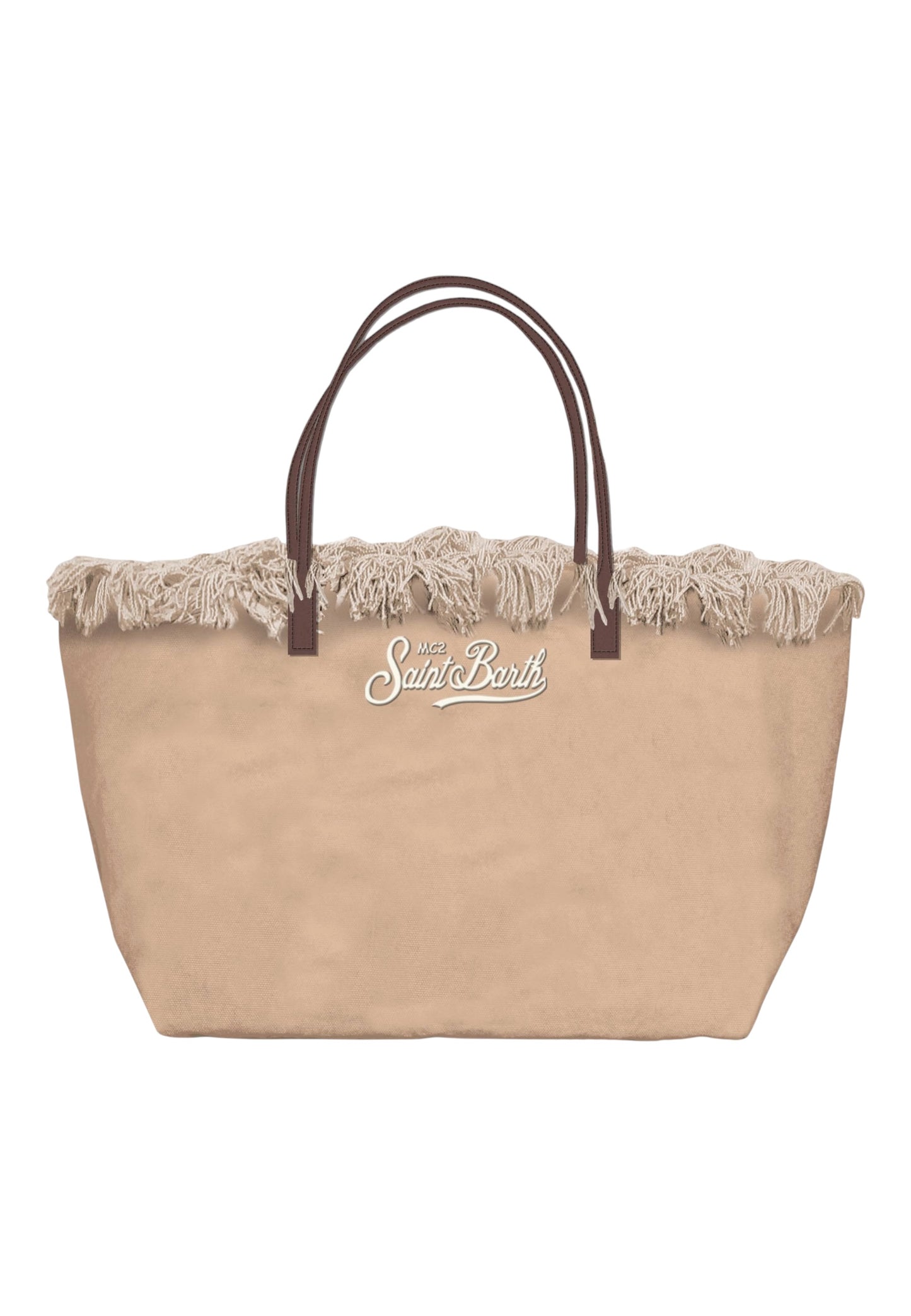 Borsa A Spalla Donna Mc2 Saint Barth Canvas City Bag Fringe CBF0001
