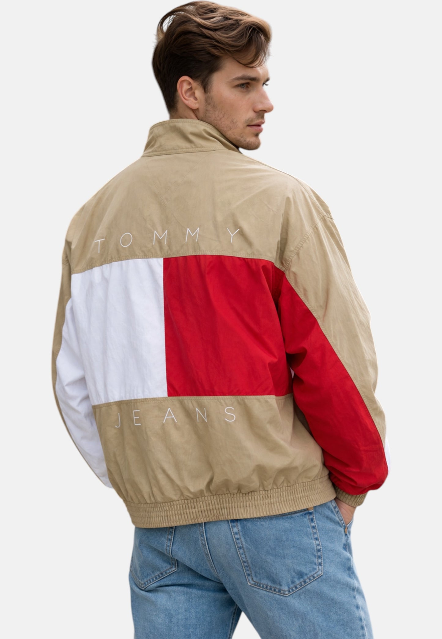 Giacca Leggera Uomo Tommy Jeans  Tjm Heritage Flag J DM0DM22738