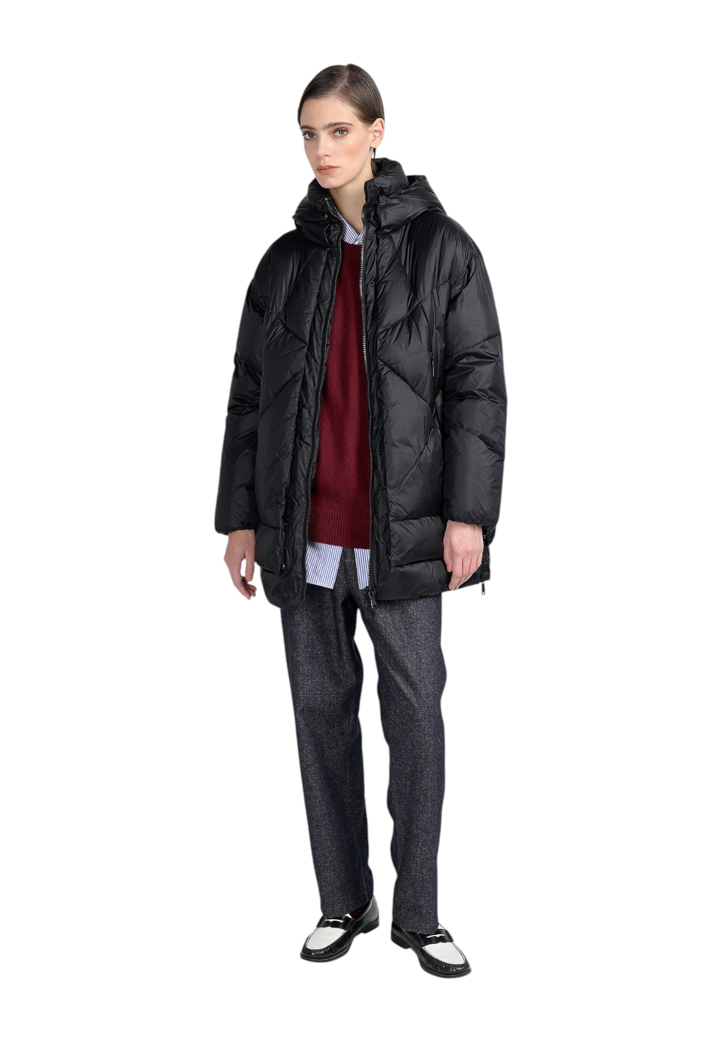 Giacca Invernale Donna Canadian Con Cappuccio Eugenie Mid 2.0 CN.G224410W