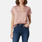 Blusa Manica Corta Donna Liu Jo Kimono In Raso  CA6288T2571