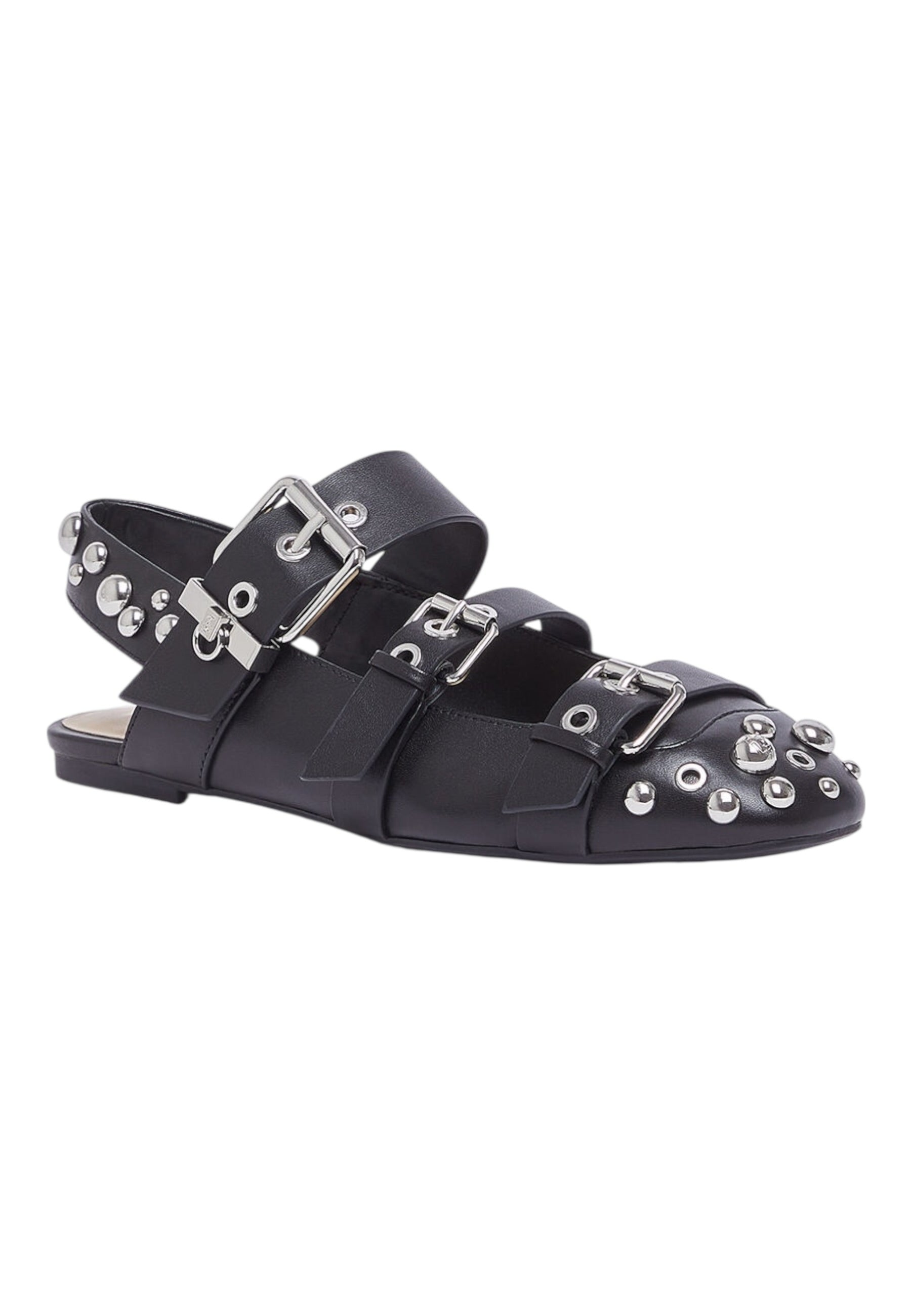 Ballerine  Donna Liu Jo In Pelle Di Vitello Con Borchie Brigitte 12 SA6041PX650
