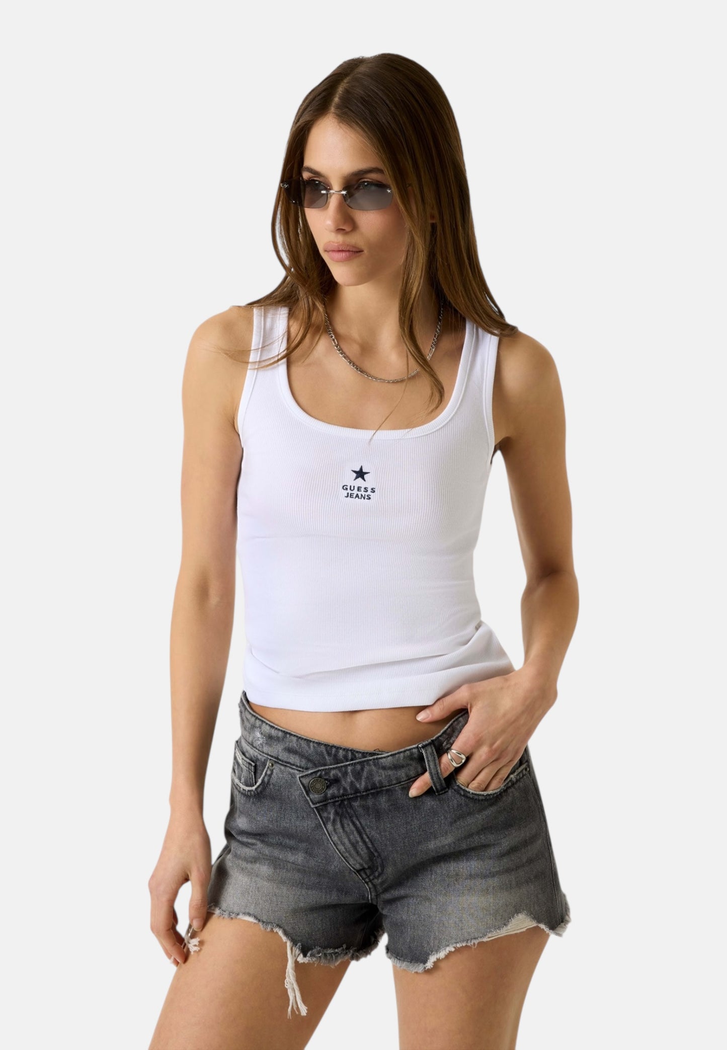 Canotta  Donna Guess  Gj Tank Top W4YP48KA0H1