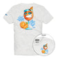 T-Shirt Manica Corta Uomo Mc2 Saint Barth Stampa/Ricamo Fronte E Retro Cpt Spritz Portland PRL0002